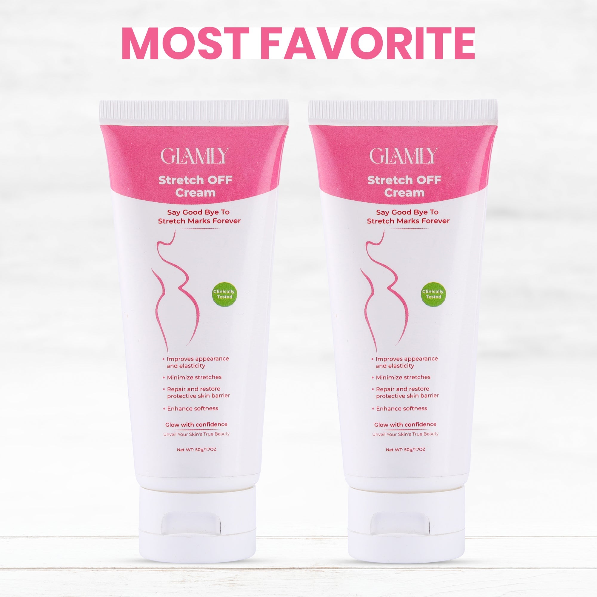 Pack of 2 Glamly Stretch OFF Cream